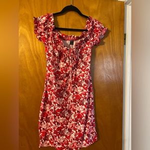 Floral mini dress